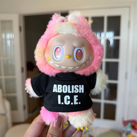 Abolish Ice (Text) Labubu Shirt