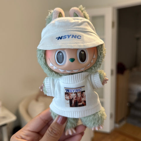 NSYNC Shirt & Bucket Hat Bundle Labubu Doll