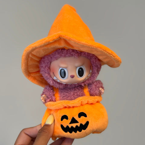 Pumpkin Costume for Labubu