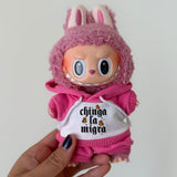 Pink Labubu Hoodie and Pant Set (Choose your design)