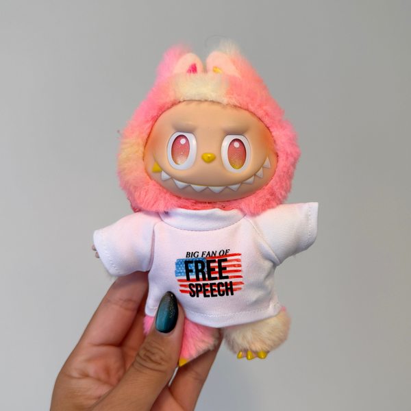 Big Fan Of Free Speech Labubu Shirt